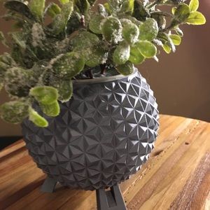 Set of 2 Epcot &Hollywood Studios Disney Planters